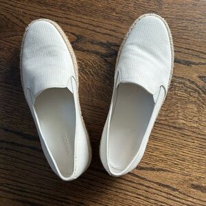 Vince Womens Canvas Slip On Espadrilles - white size 9